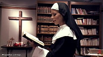 Big tits Felony with not so holy past bound two nosy lesbian co eds Jodi Taylor and Sarah Shevon then whipped them hard and fucked with strap on