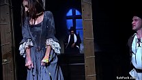 Will Havoc conviced jury to punish hot witch Moka Mora and they dominated her and gangbang and double penetration fucked with huge dicks